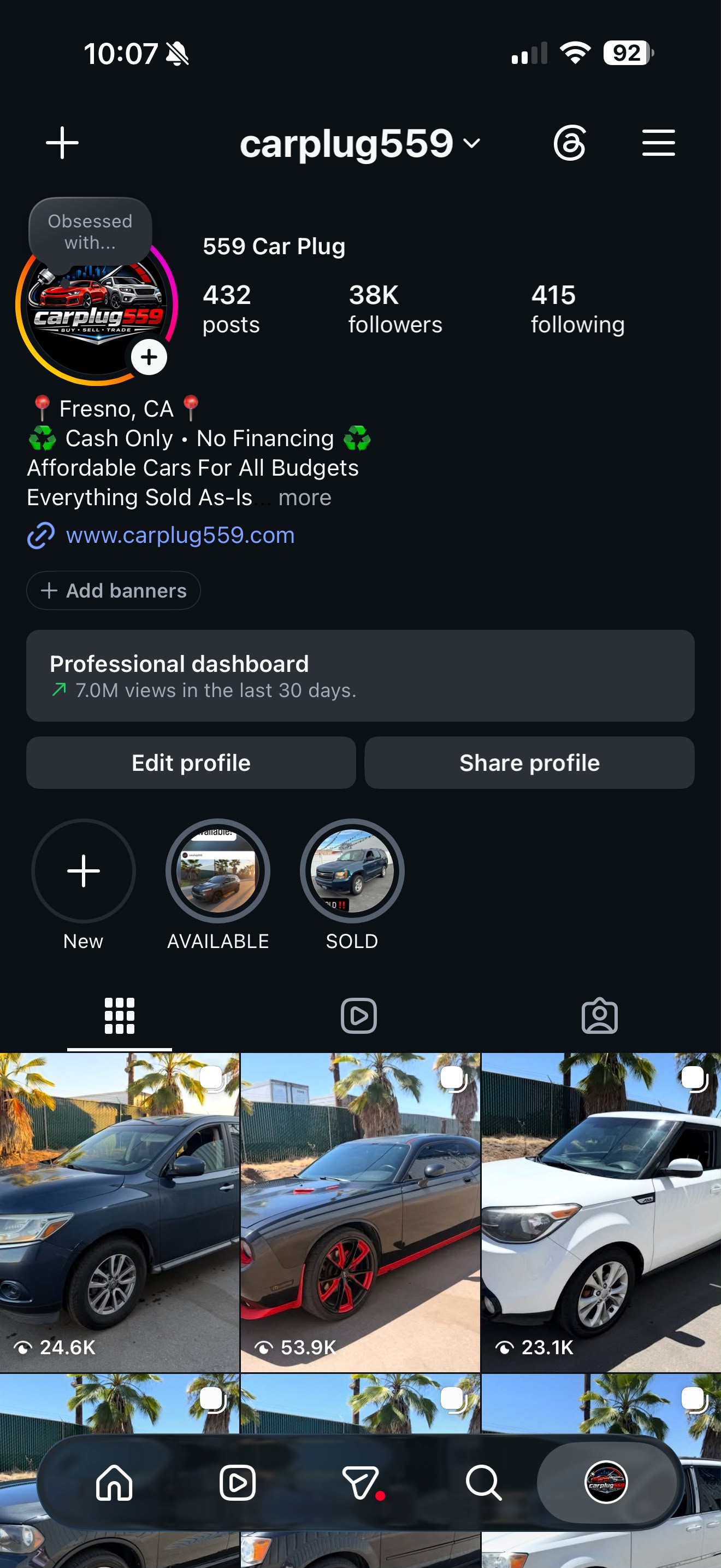@carplug559 Instagram inventory feed